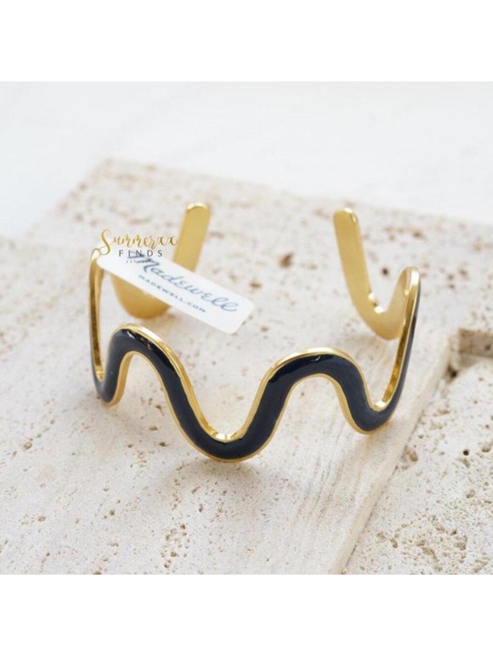 Madewell Waves Cuff Bracelet - Picture 2 of 5